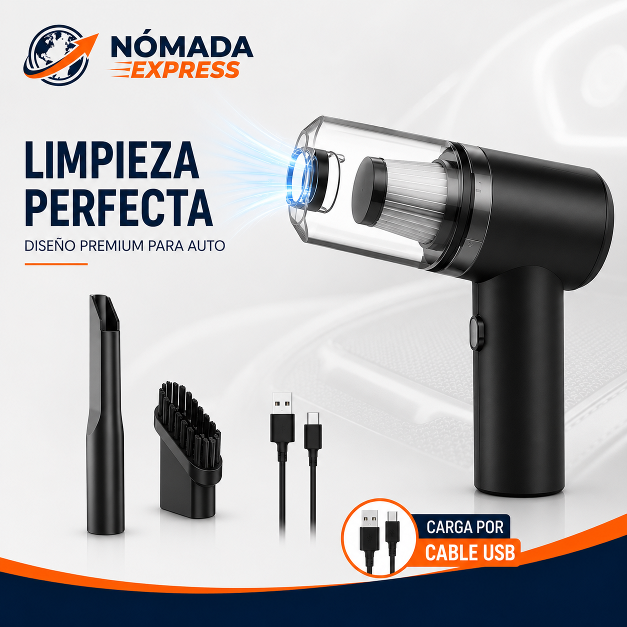 AeroClean Pro Aspirador portátil 3 en 1