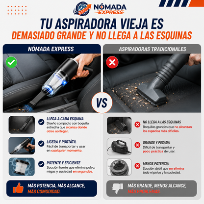 AeroClean Pro Aspirador portátil 3 en 1